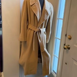Neiman Marcus Regency 100% Cashmere Wrap Coat